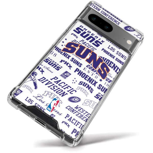 NBA Phoenix Suns Historic Blast Google Pixel 8a Clear Case